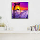 Diamond Painting - Full Round - Bottle Sunset Horsing Man