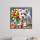 Diamond Painting - Full Round / Square - White Dog