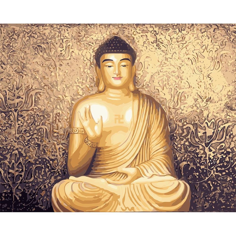 Paint By Number Oil Painting Smile Buddha (40*50cm)