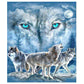 Wolf 11CT Stamped Cross Stitch (40*50CM)