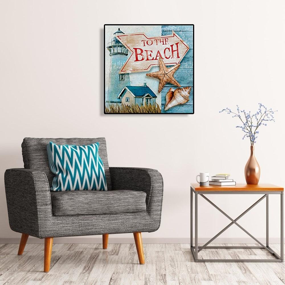 Diamond Painting - Full Round - To The Beach B