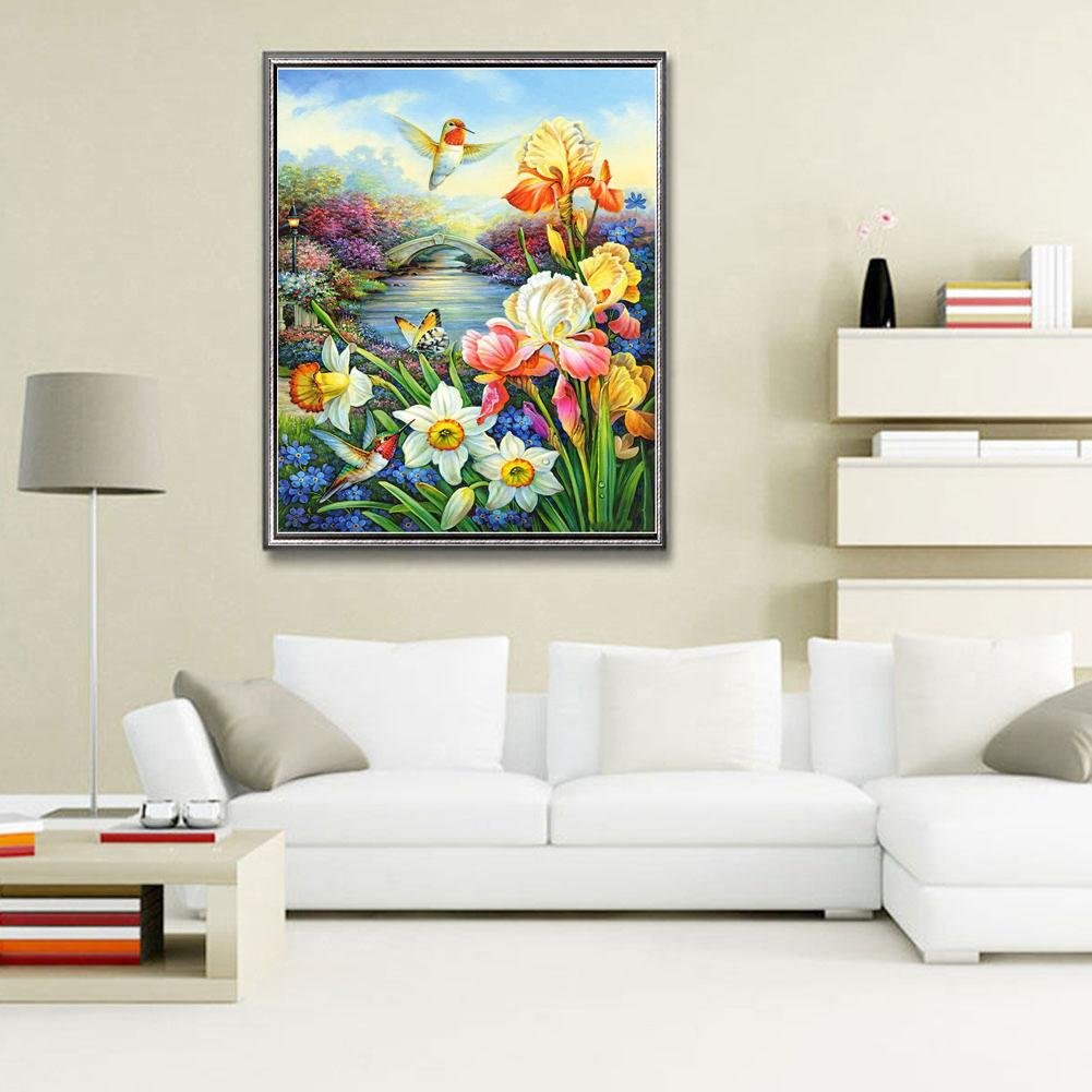 Diamond Painting - Full Round - Flowers K