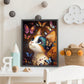 Diamond Painting - Full Round / Square - Butterfies and Cat