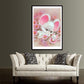 Diamond Painting - Partial Round - Cute White Mouse