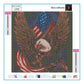 Diamond Painting - Full Round - Eagle Flag A
