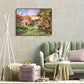 Paint By Number - Oil Painting - Village Scenery (40*50cm)
