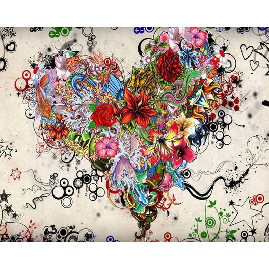 Oil Coloring Drawing Decorative Picture Living Room Wall Art