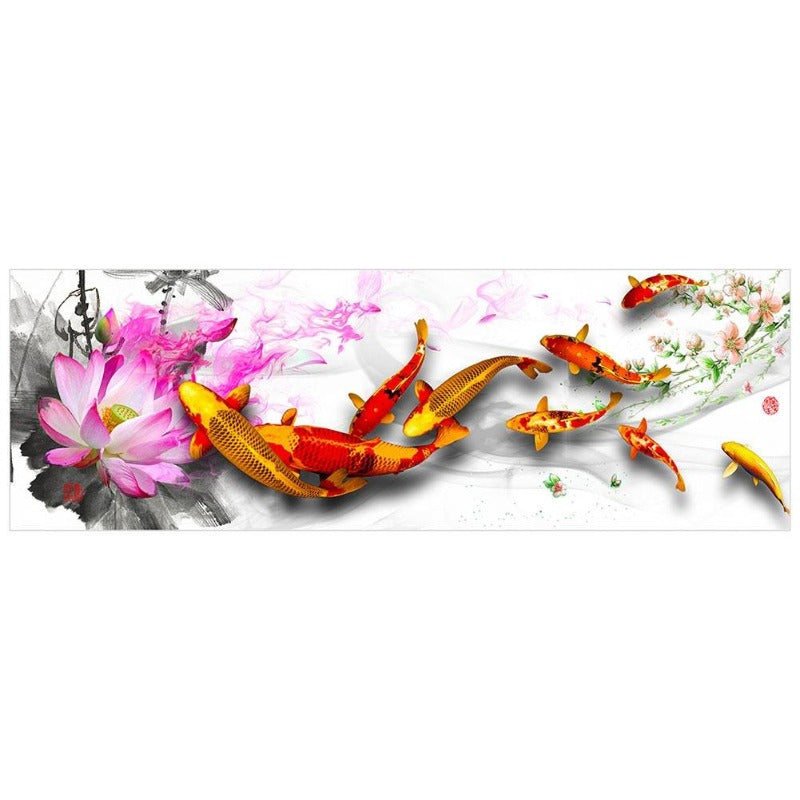 Fish Full Round Square Diamond Painting Kits 30 x 90cm