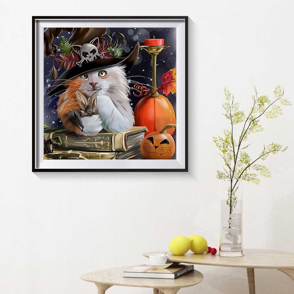 5D DIY Diamond Painting Kit - Full Round - Halloween A