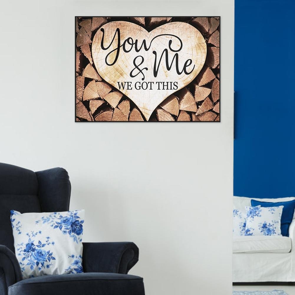 Diamond Painting - Full Round - You & Me