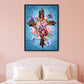 11ct Stamped Cross Stitch - Flower Cross (36*46cm)