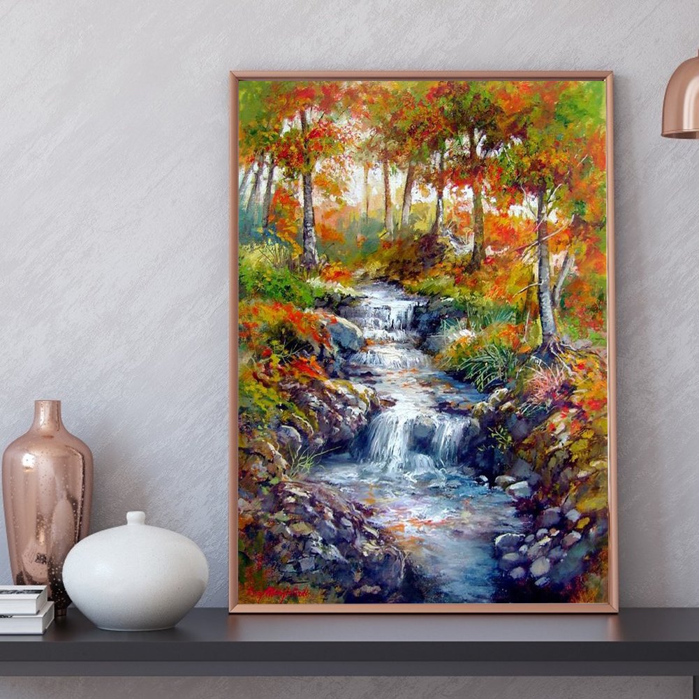 Diamond Painting - Full Round - Forest River