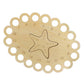 Starfish Hollow Thread Board Wooden Cross Stitch Tool
