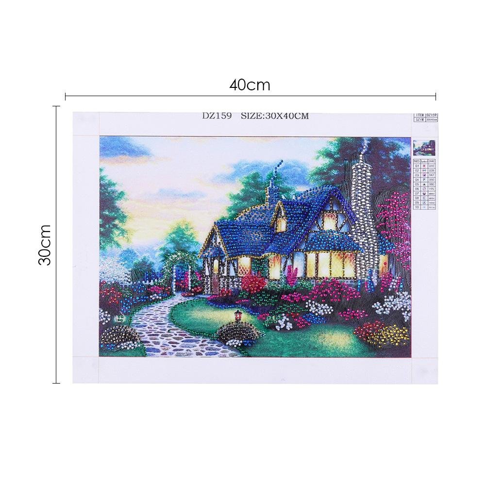 Diamond Painting - Crystal Rhineston - Country House