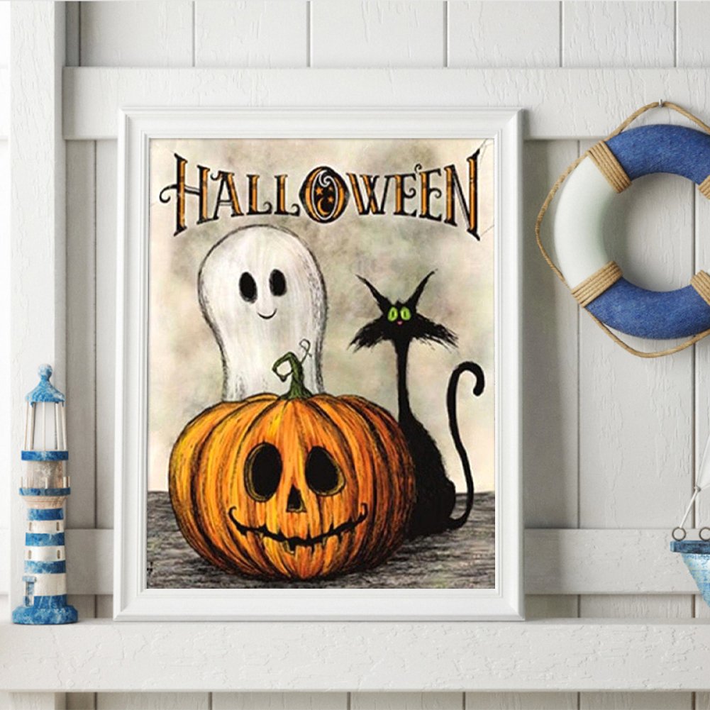 11ct Stamped Cross Stitch - Halloween (35*40cm)
