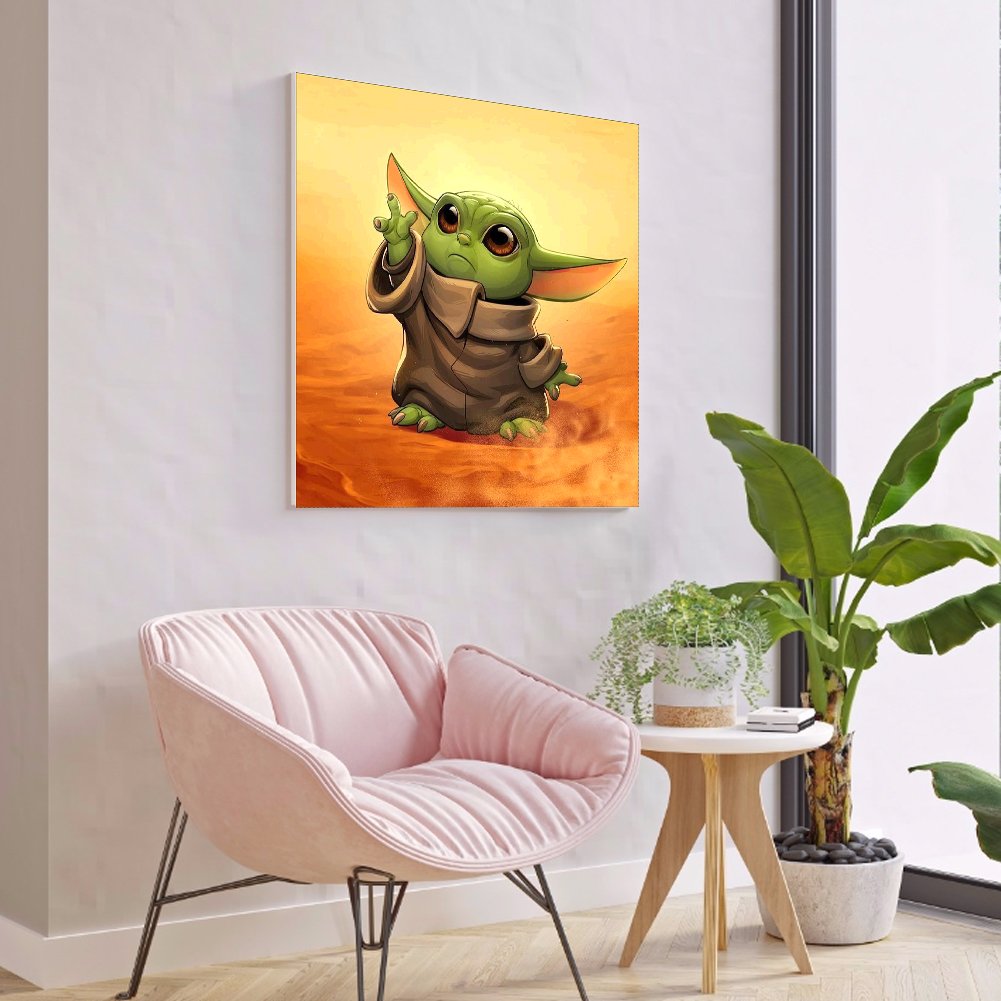 Diamond Painting - Full Round - Green Monster A
