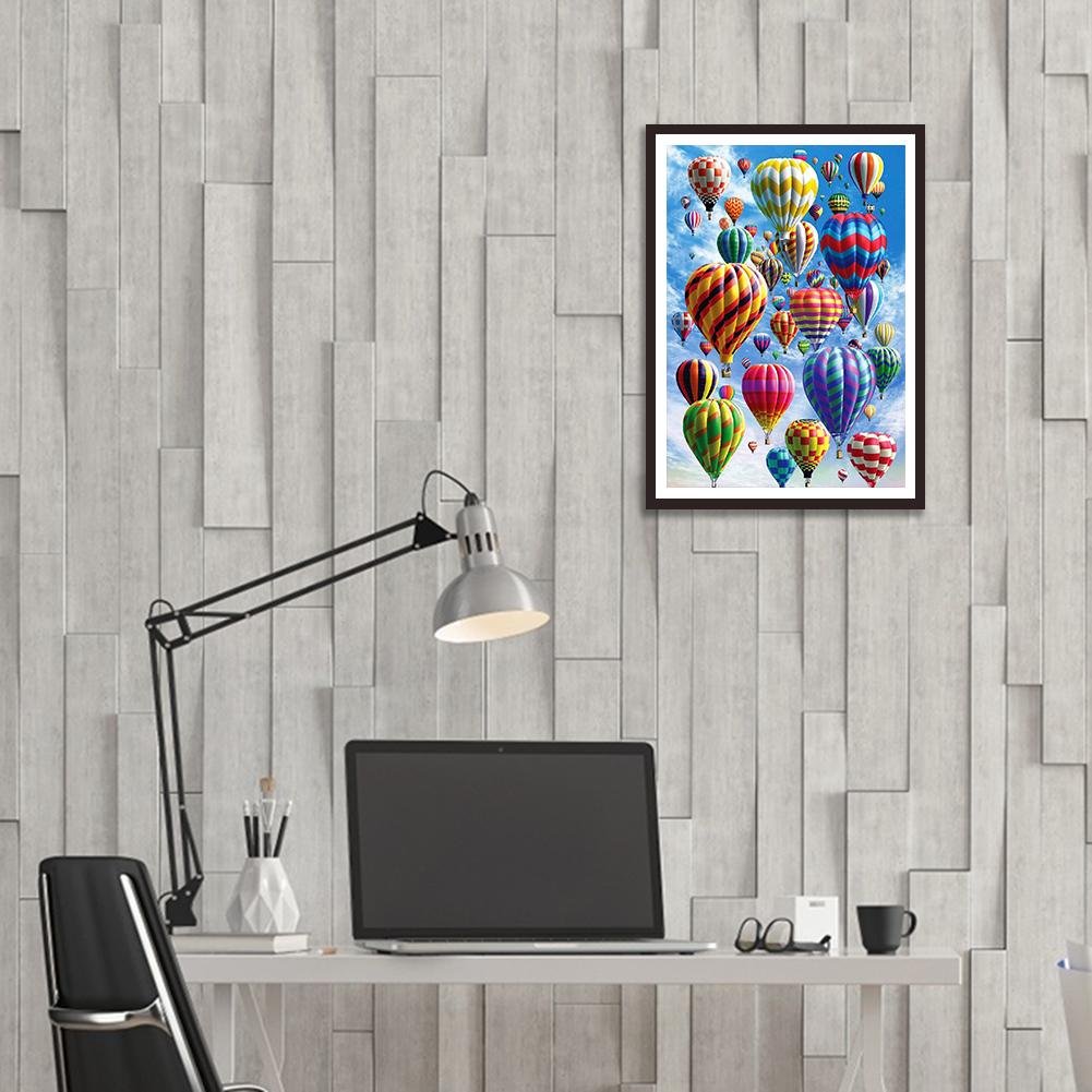 Diamond Painting - Full Round - Hot Air Balloon B