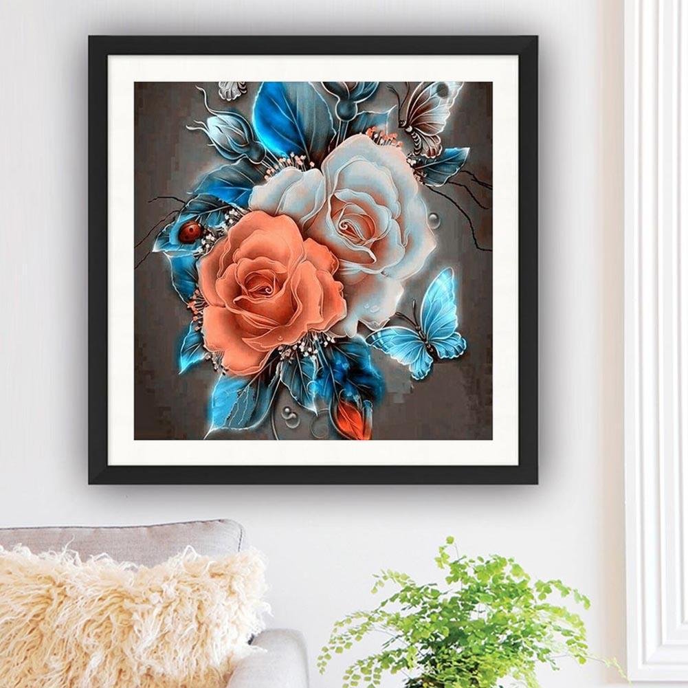 Diamond Painting - Full Square - Retro Flower