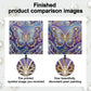 DIY Pearl Painting With Frame - Handmade Self-Adhesive Pearls - Butterfly (25*25cm) G