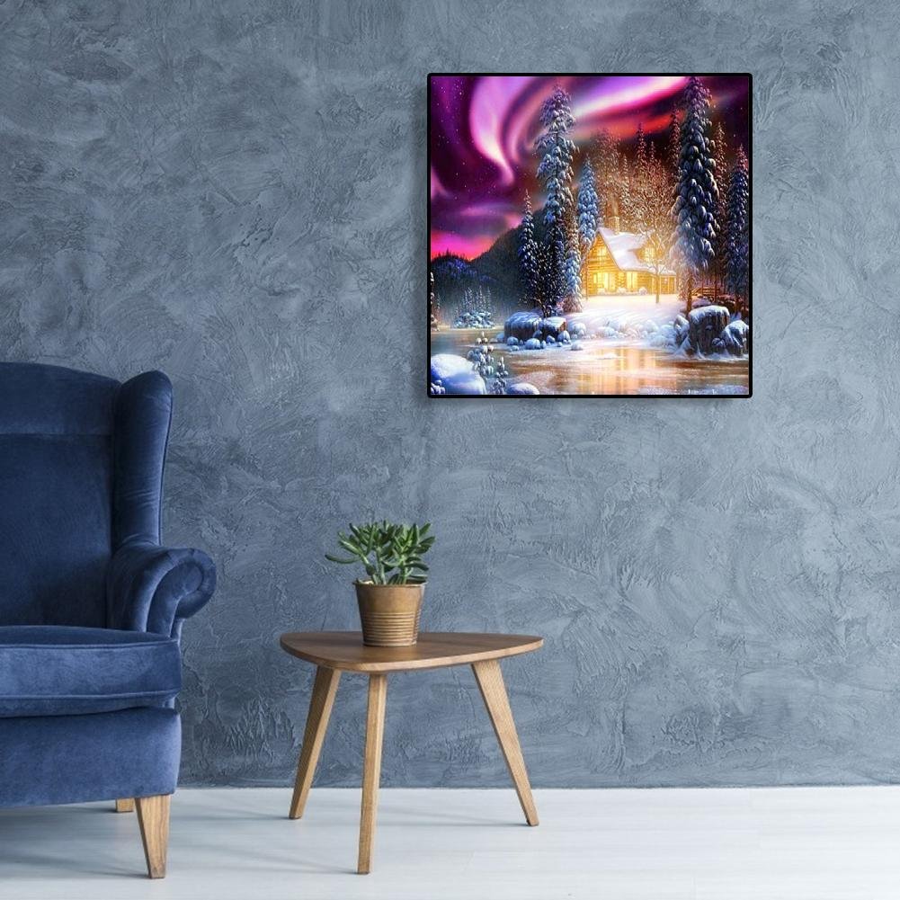 Diamond Painting - Full Round - Aurora Night
