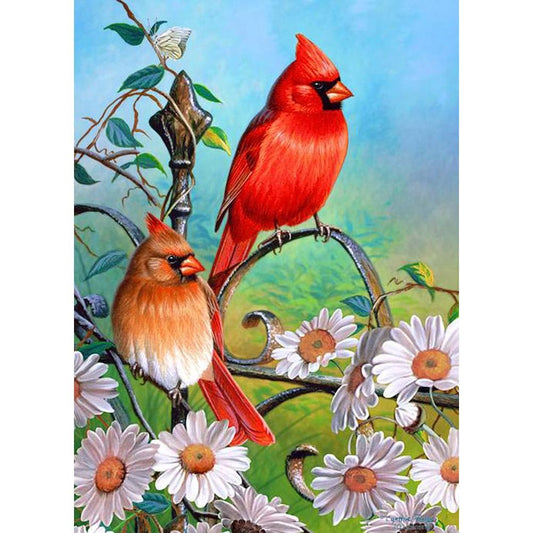 5D Diy Diamond Painting Kit Full Round Beads Birds
