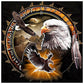 5D Diy Diamond Painting Kit Full Round Beads Eagle (40*40cm)