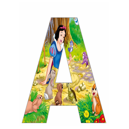 Diamond Paintings Art Full Drill Letter Snow White
