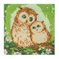 Cartoon Owl Full Round Beads Art Craft