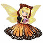 5D Diy Diamond Painting Kit Full Round Beads Big Eyes Doll(40*40cm)