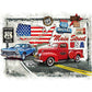 5D Diy Diamond Painting Kit Full Round Beads Cars