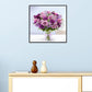 Diamond Painting - Full Round -  Purple Flower Vase