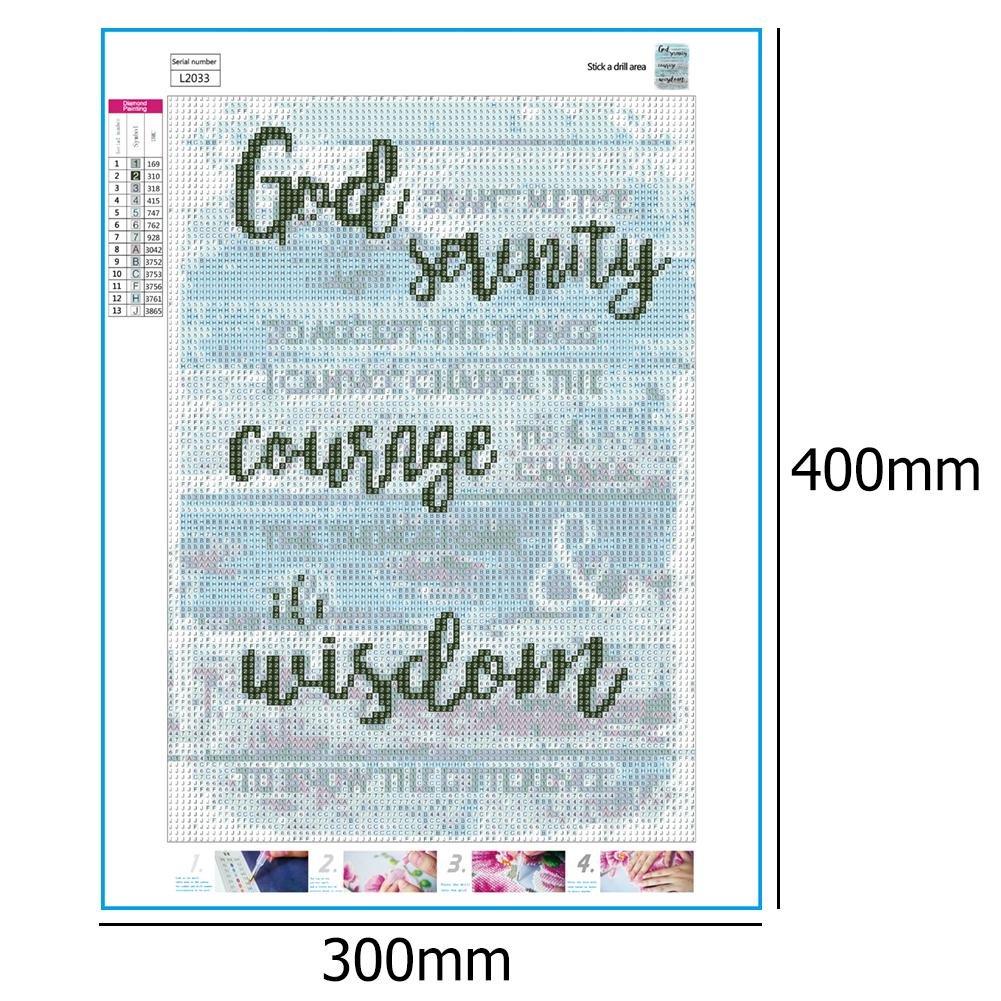 Diamond Painting - Full Round - Courage & Wisdom
