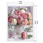 11ct Stamped Cross Stitch - Rose In Vase (36*46cm)