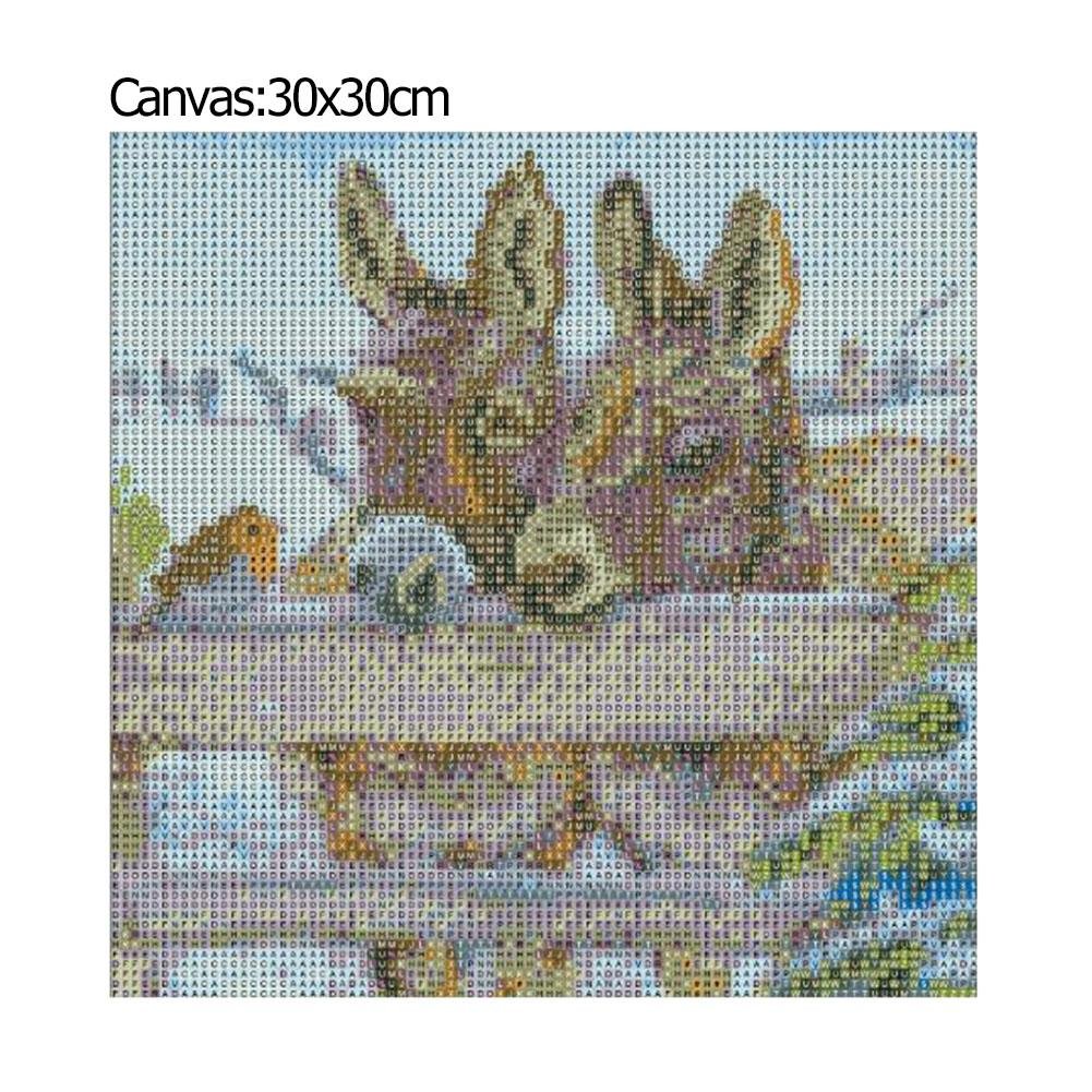 Diamond Painting - Full Round - Little Donkey