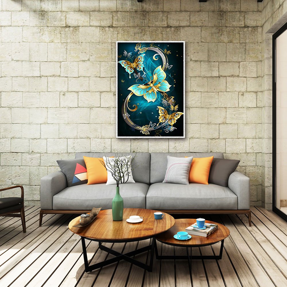 Diamond Painting - Full Round - Butterfly K