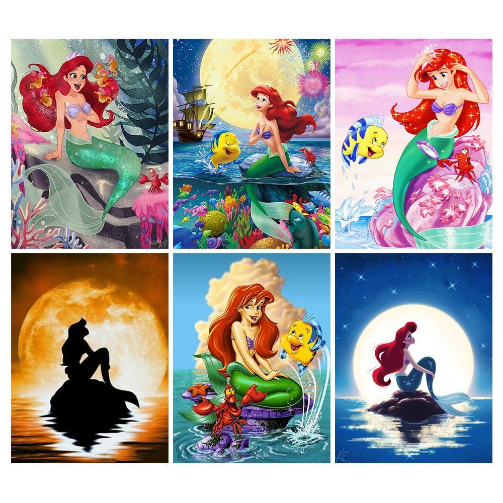 Mermaid diy 5d cartoon Diamond Painting