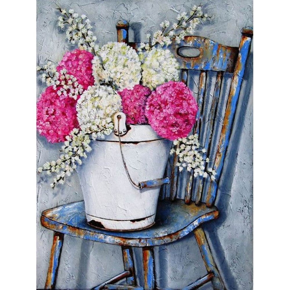 Diamond Paintings Art Full Drill Desk Flower