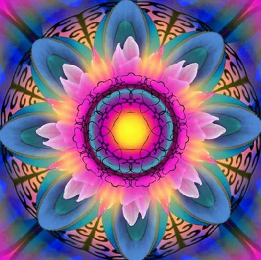 Diamond Painting - Full Round - Fantasy Flower A