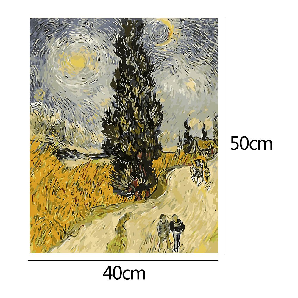 Paint By Number - Oil Painting - Treetop (40*50cm)