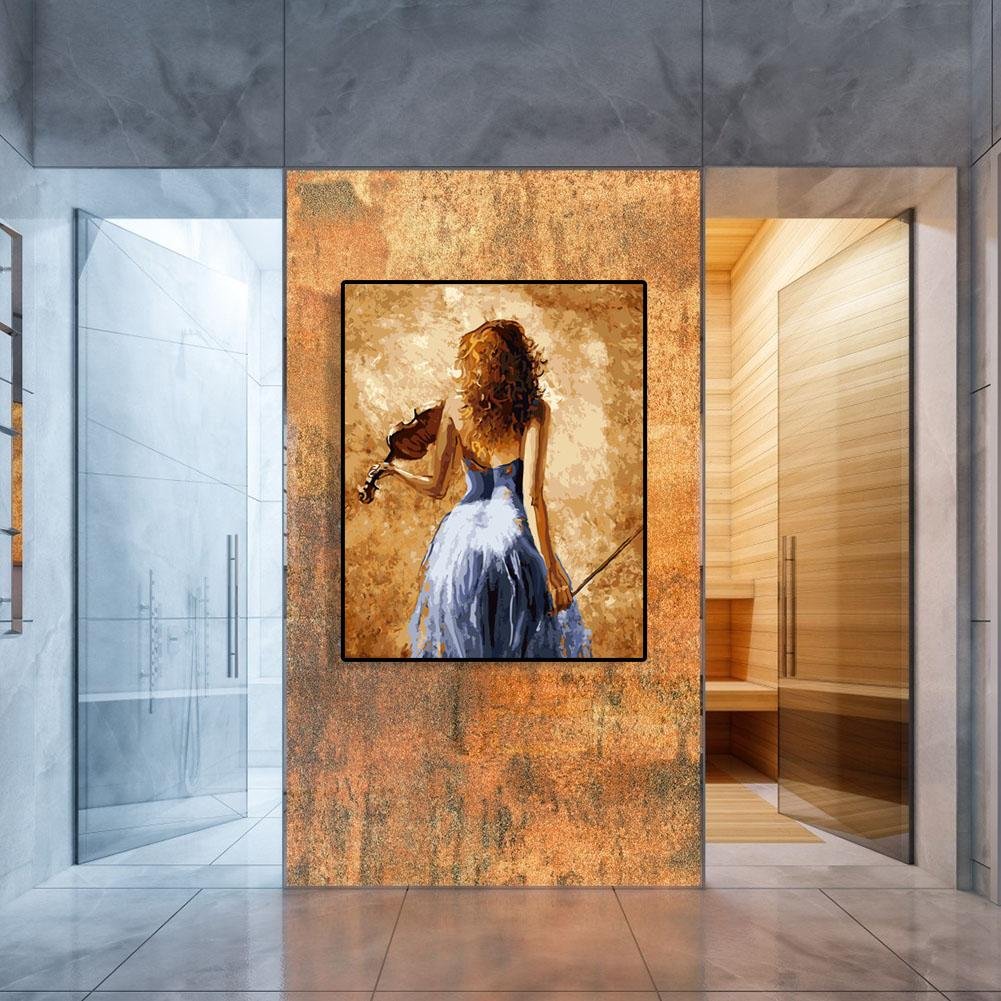 Paint By Number - Oil Painting - Violin Woman (40*50cm)