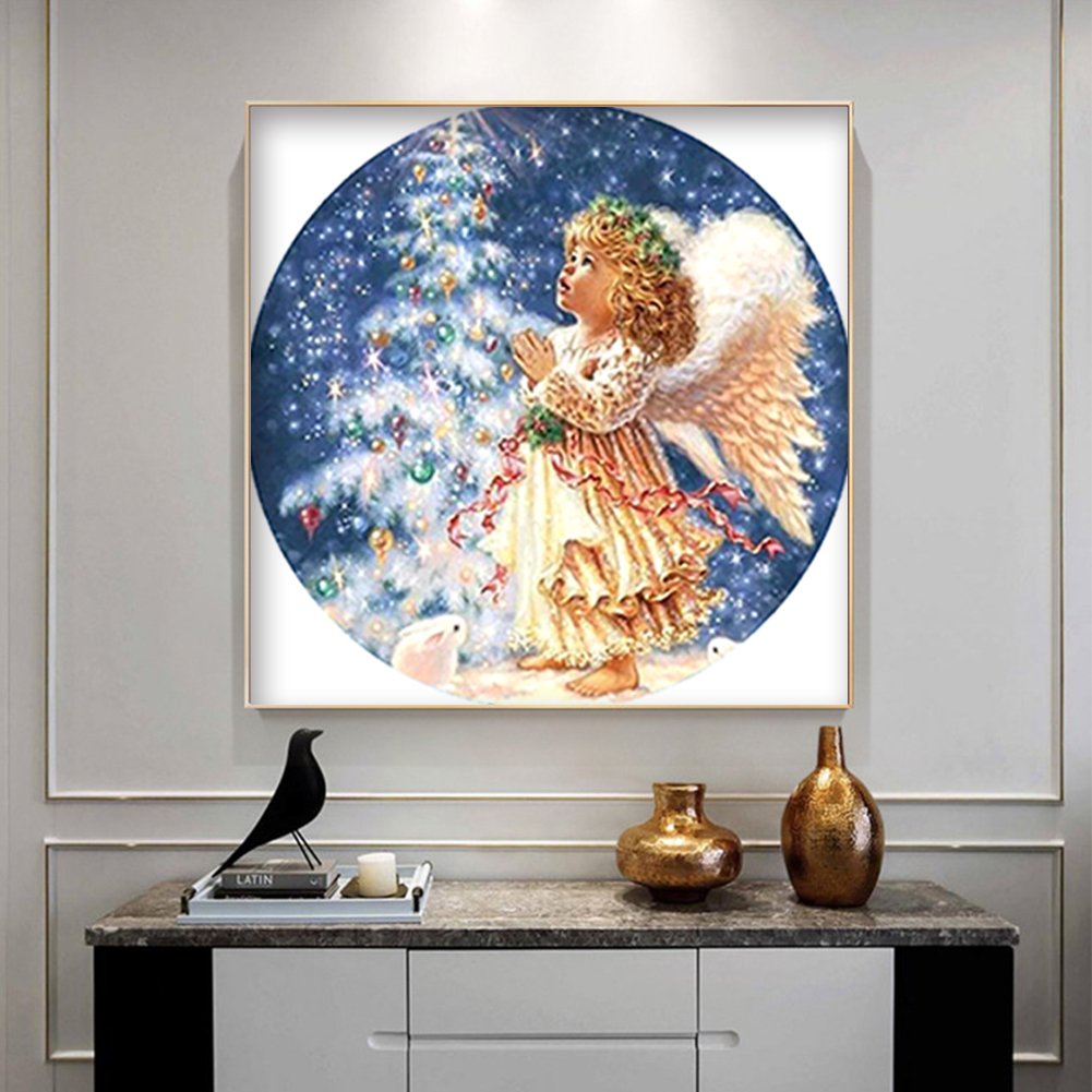 Diy Angel 11CT Stamped Cross Stitch (36*36CM)