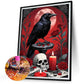 Diamond Painting - Full Round / Square - Skeleton And Crow