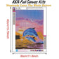 5D DIY Diamond Painting Kit - Full Round - Dolphin E