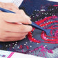 DIY Diamond Painting Fix Tools Set Drawing Ruler+3 Fixed Pens+Case Kits
