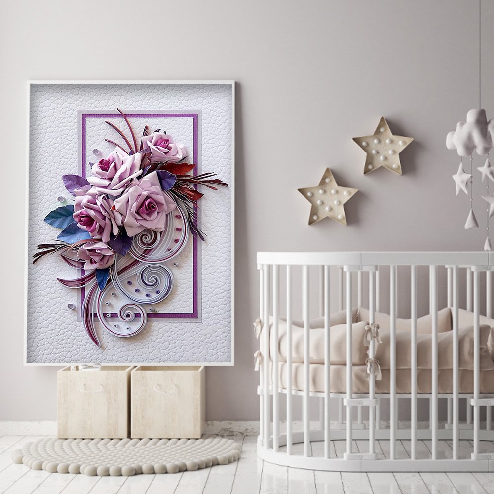 Diamond Painting - Full Round -Flower A