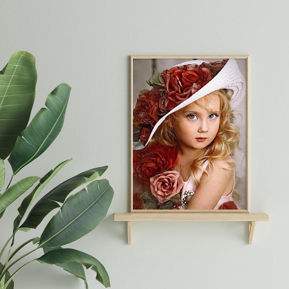 Diamond Painting - Full Round - Beautiful Girl B