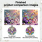 DIY Pearl Painting With Frame - Handmade Self-Adhesive Pearls - Butterfly (25*25cm) A