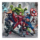 5D Diy Diamond Painting Kit Full Round Beads Hero Family(40*40cm)