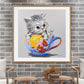 Diamond Painting - FUll Round - Cup Cat B