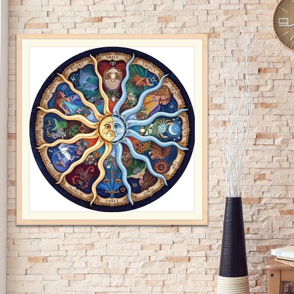 Diamond Painting - Full Round - Round Jigsaw Puzzle